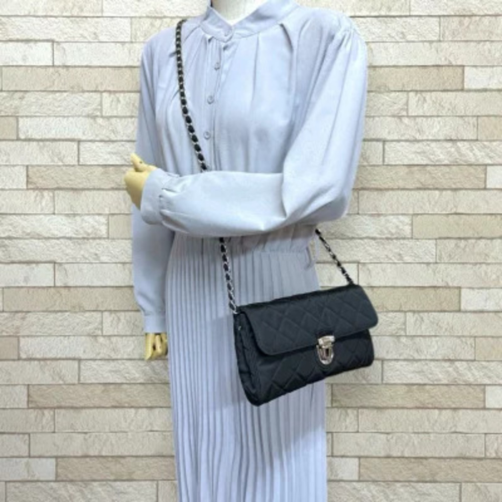 Prada chain bag black shoulder Black